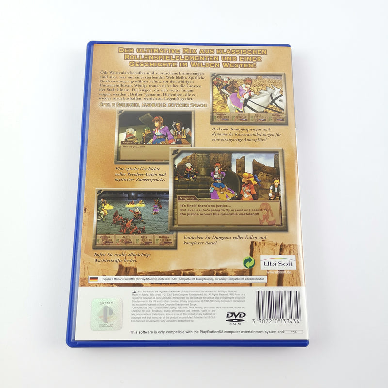 Sony Playstation 2 Spiel : Wild Arms 3 + Strategy Guide Versus Books | PS2 OVP