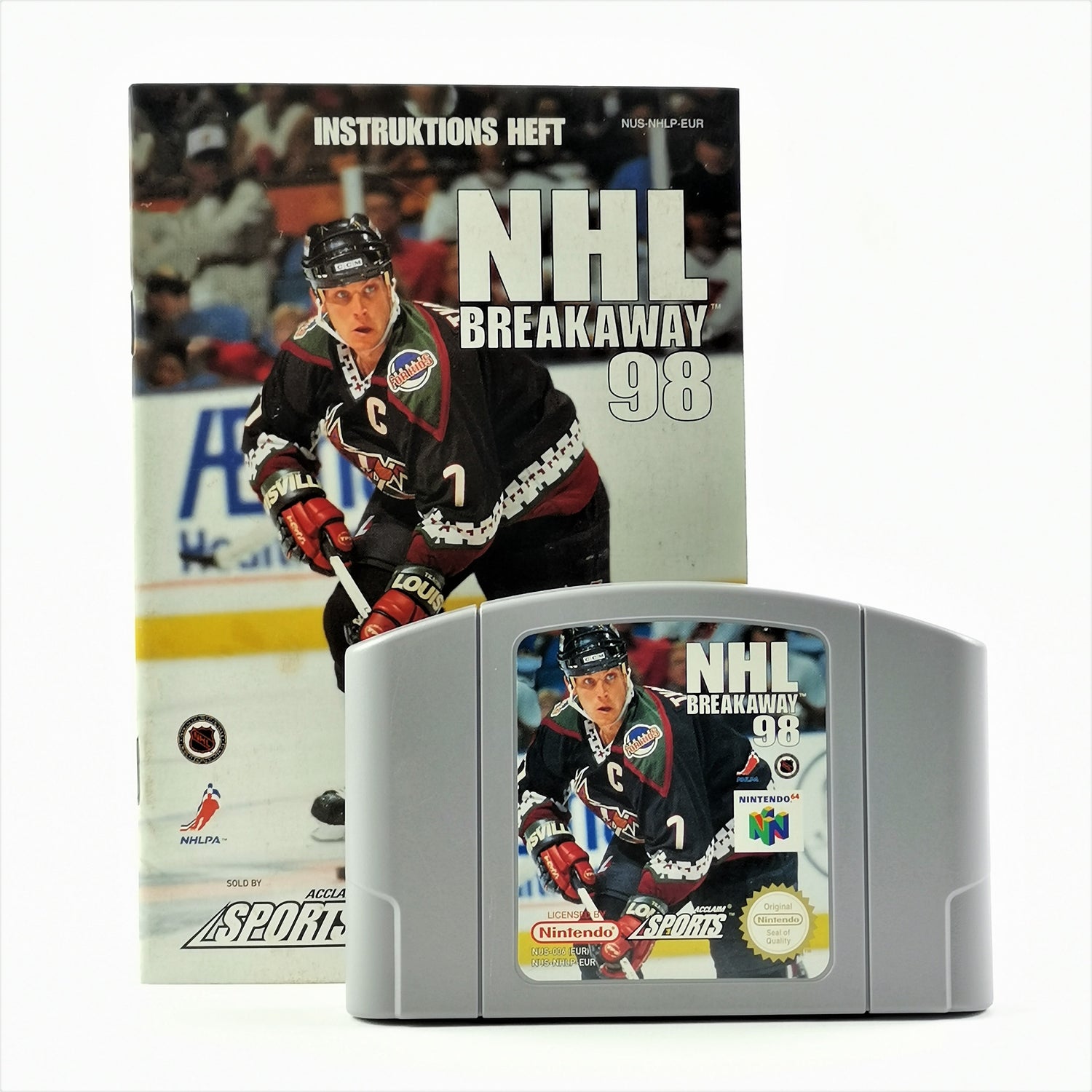 Nintendo 64 Game: NHL Breakaway 98 - Module / Cartridge + Instructions | N64 PAL