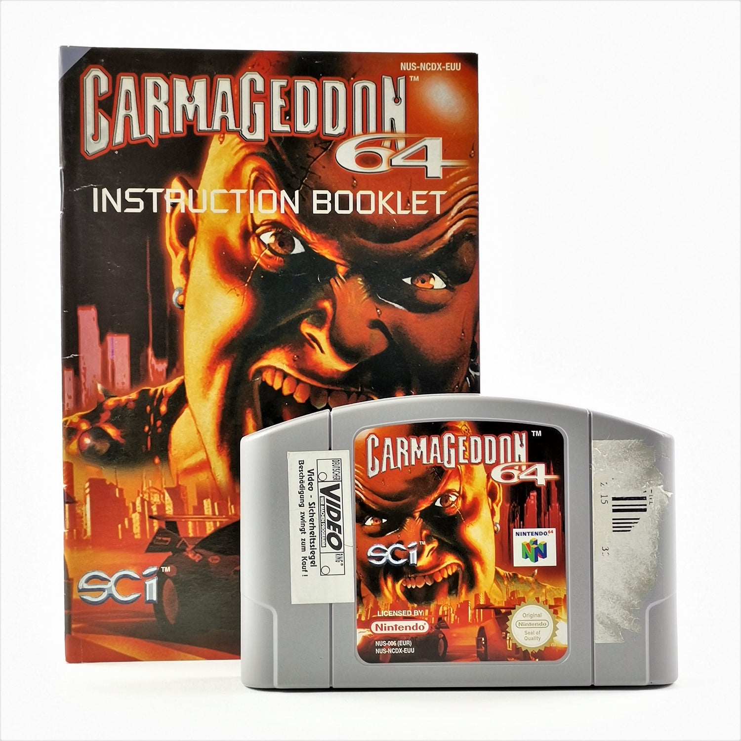 Nintendo 64 Spiel : Carmageddon - Modul / Cartridge + Anleitung | N64 PAL EUU