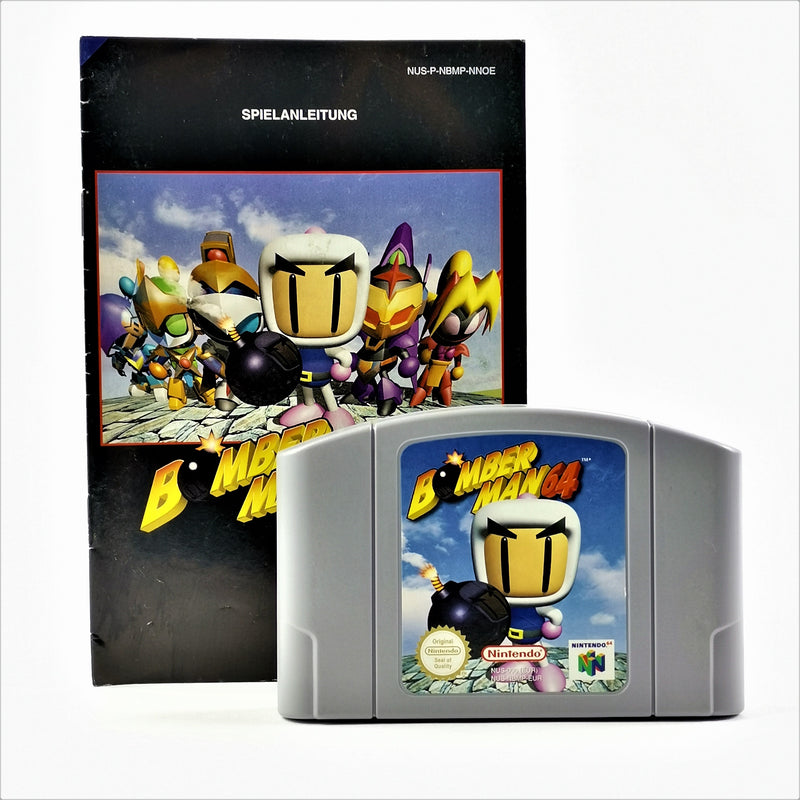 Nintendo 64 Spiel : Bomberman 64 - Modul / Cartridge + Anleitung | N64 PAL