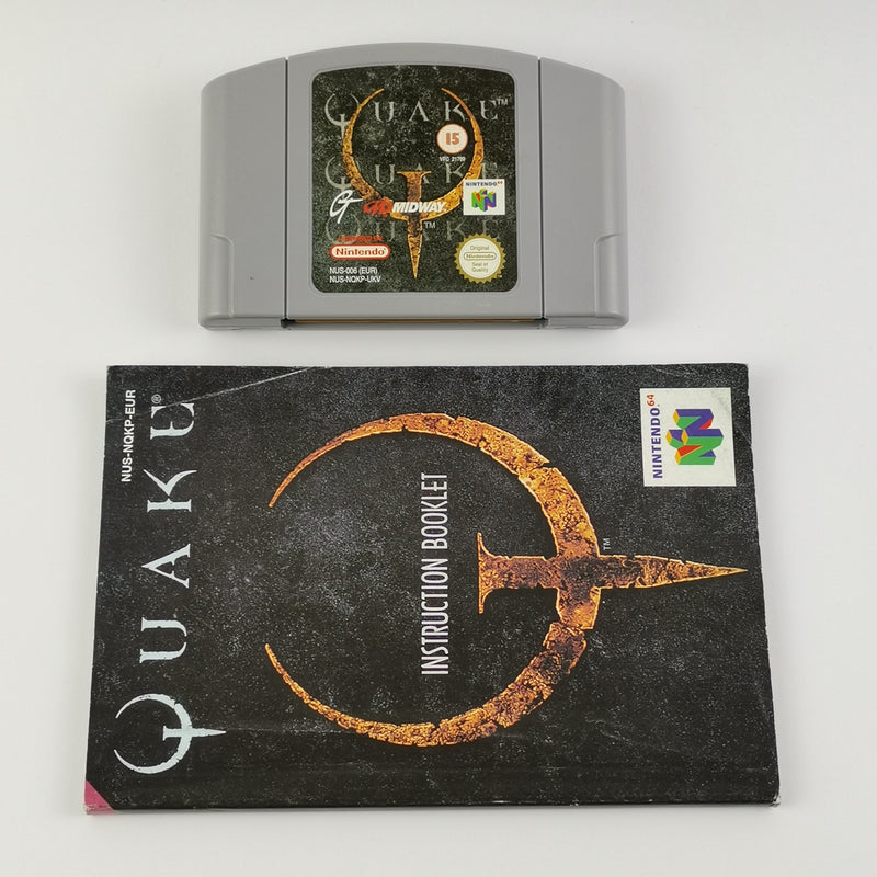 Nintendo 64 Spiel : Quake - Modul / Cartridge + Anleitung | N64 PAL