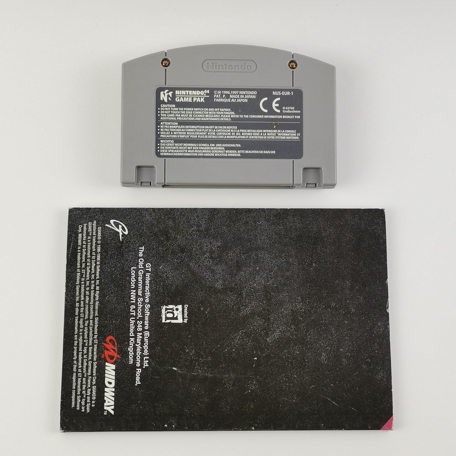 Nintendo 64 Spiel : Quake - Modul / Cartridge + Anleitung | N64 PAL