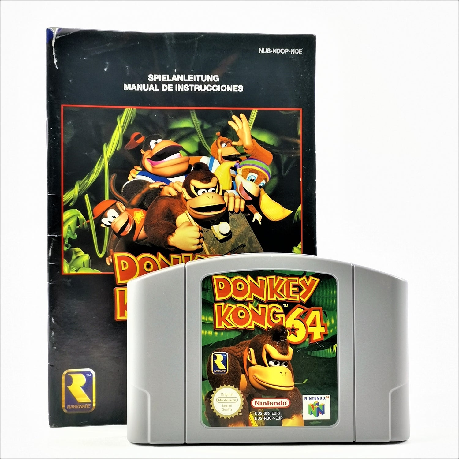 Nintendo 64 Spiel : Donkey Kong 64 - Modul + Anleitung | N64 PAL
