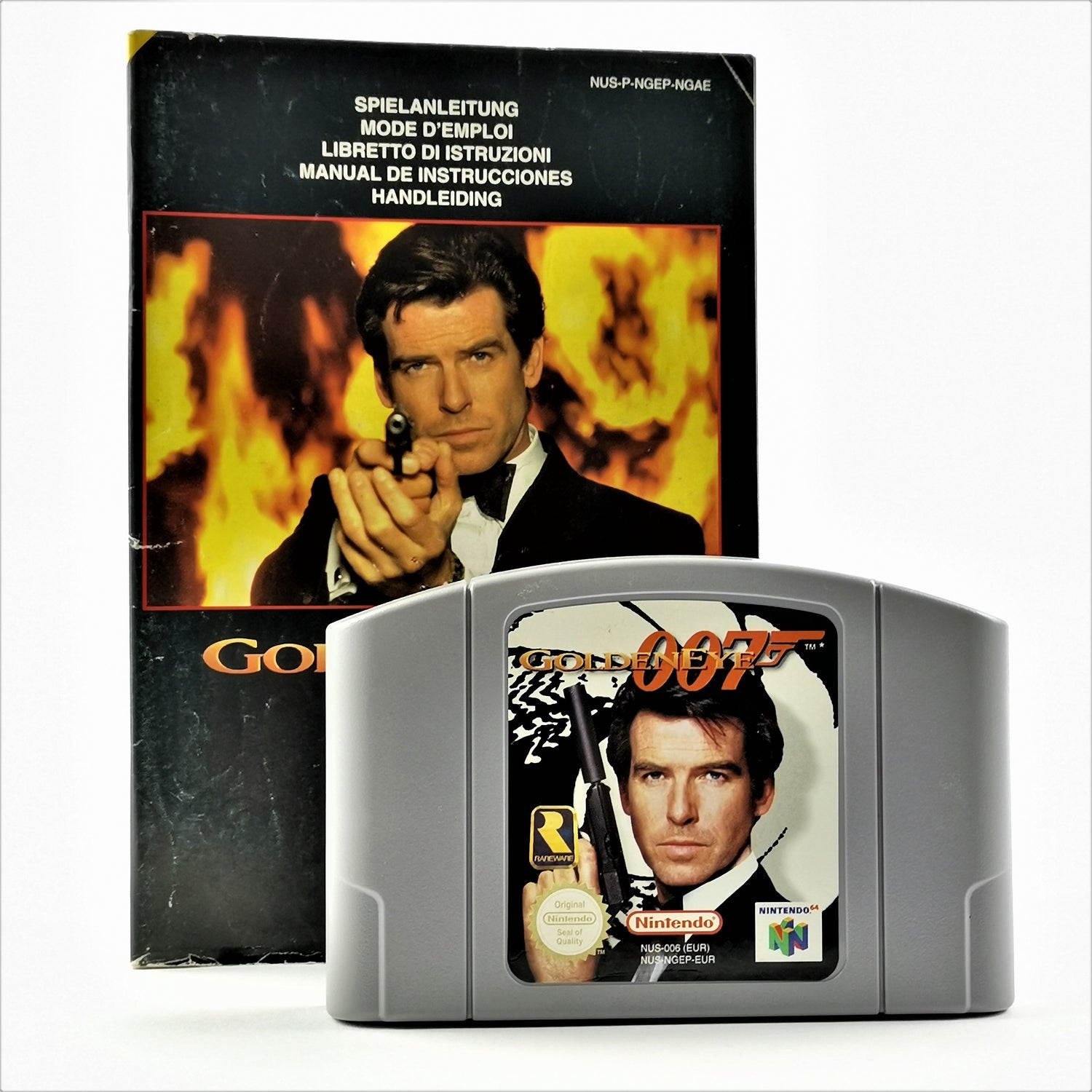 Nintendo 64 game: James Bond 007 Goldeneye - cartridge + manual | N64 PAL
