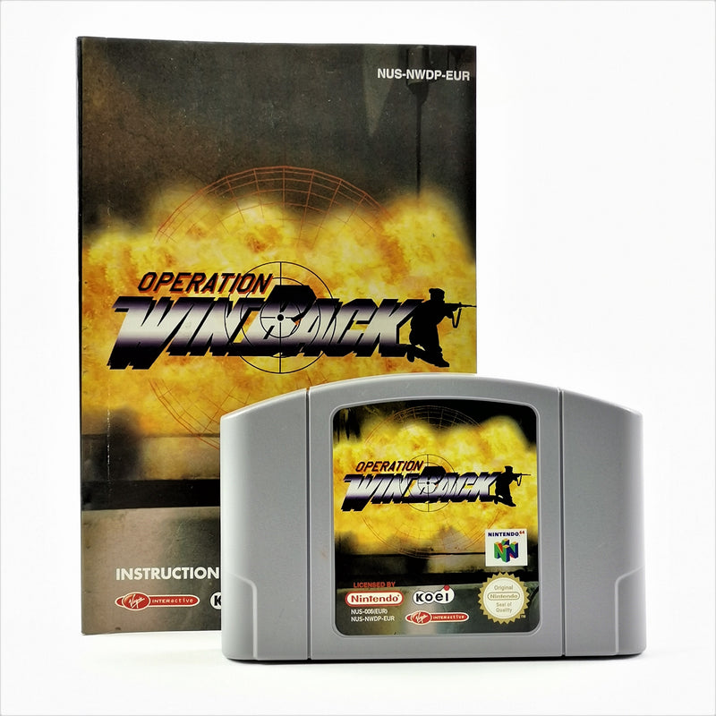 Nintendo 64 Spiel : Operation Winback - Modul + Anleitung | N64 PAL