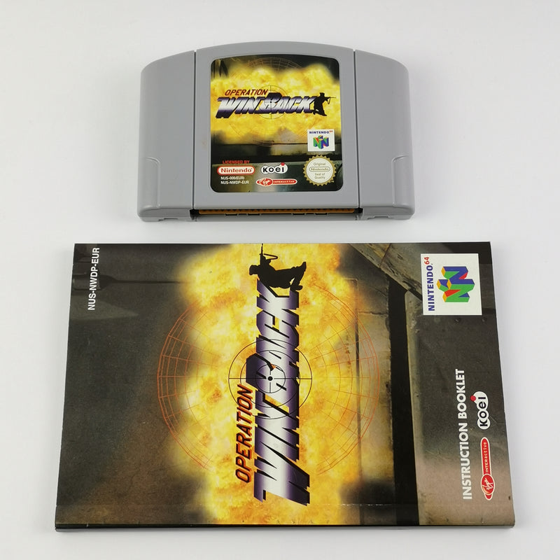 Nintendo 64 Spiel : Operation Winback - Modul + Anleitung | N64 PAL