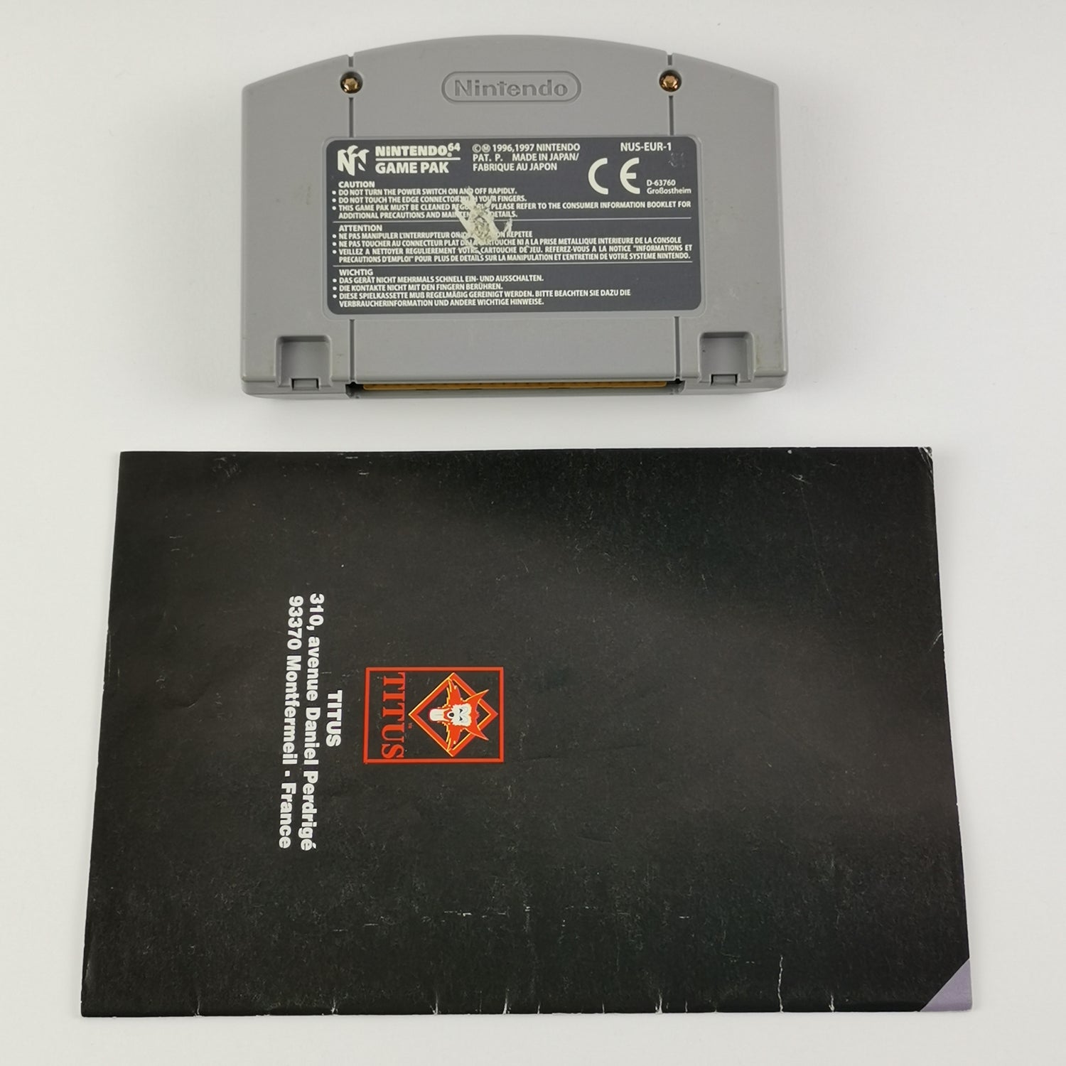 Nintendo 64 game: Virtual Chess 64 - module / cartridge + manual | N64 PAL