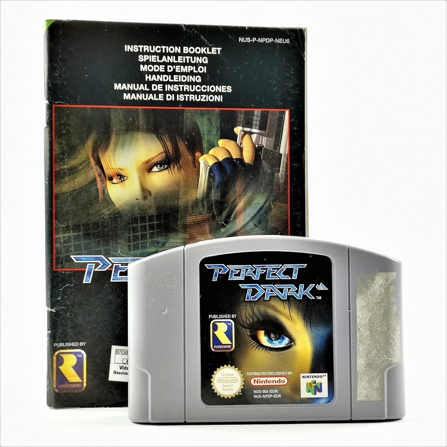 Nintendo 64 Spiel : Perfect Dark - Modul / Cartridge + Anleitung | N64 PAL