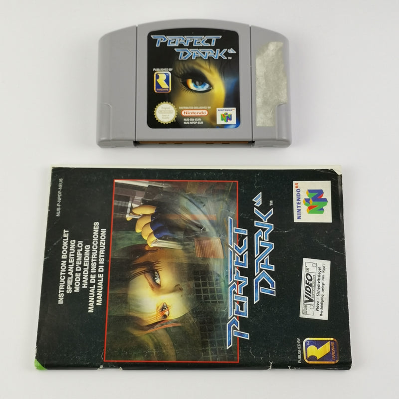 Nintendo 64 Spiel : Perfect Dark - Modul / Cartridge + Anleitung | N64 PAL