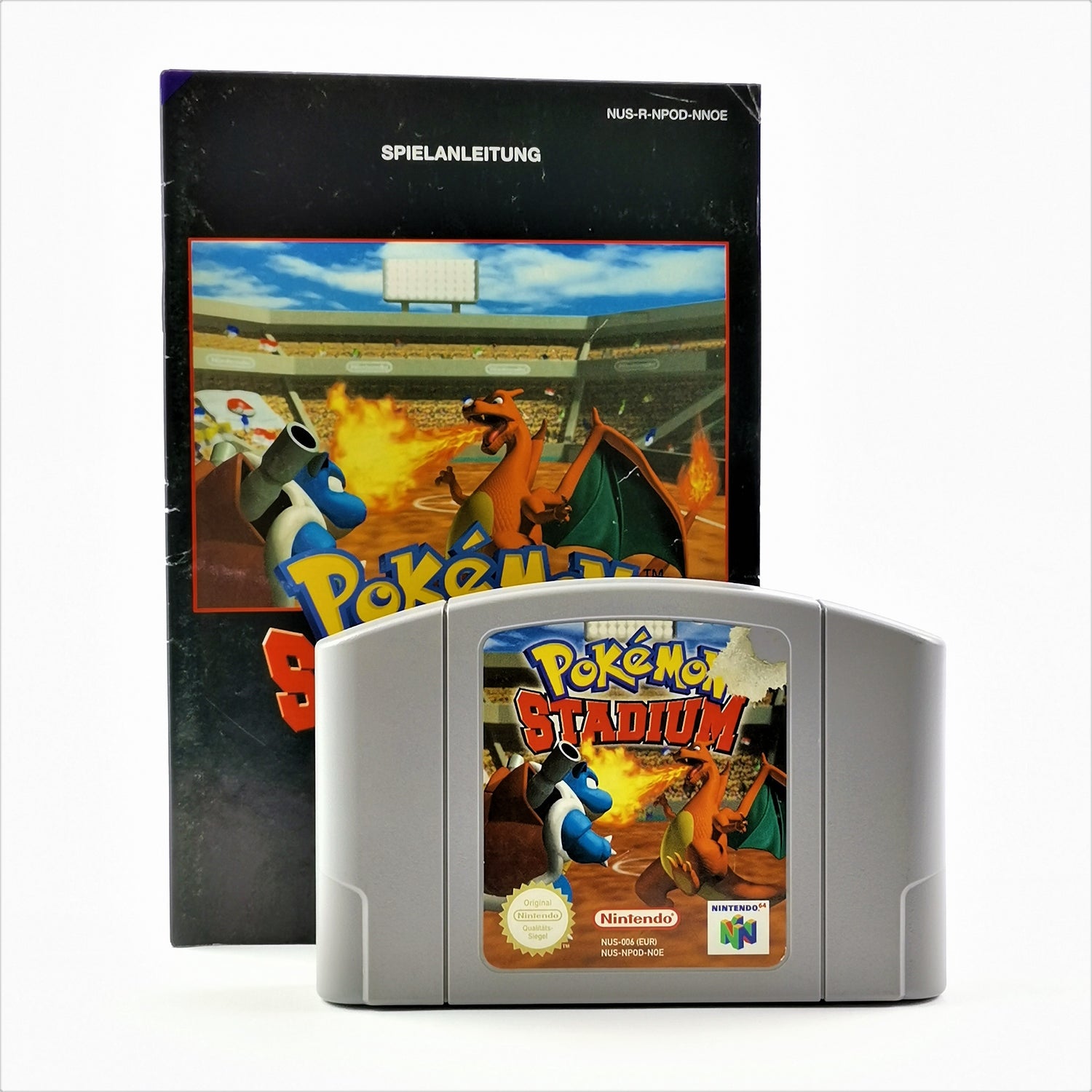 Nintendo 64 Spiel : Pokemon Stadium - Modul / Cartridge + Anleitung | N64 PAL