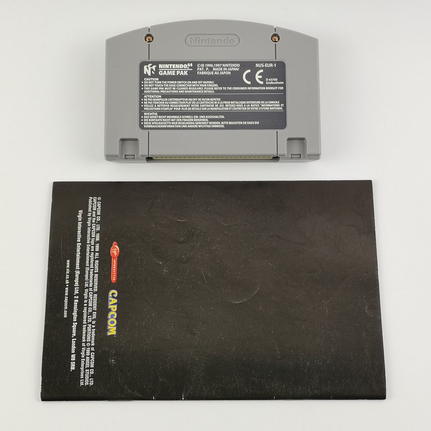 Nintendo 64 Spiel : Resident Evil 2 - Modul / Cartridge + Anleitung | N64 PAL