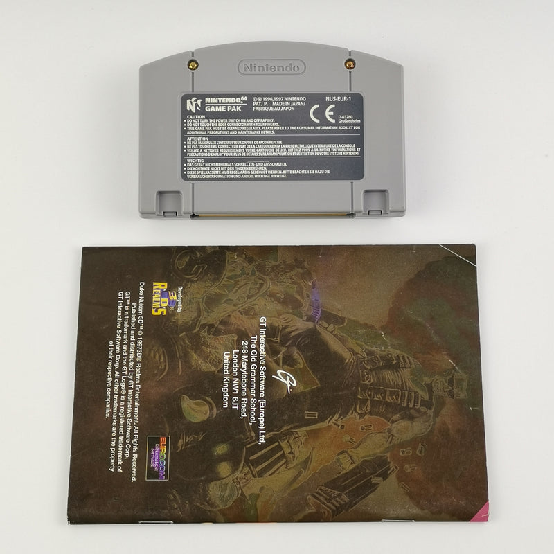 Nintendo 64 Spiel : Duke Nukem - Modul / Cartridge + Anleitung | N64 PAL
