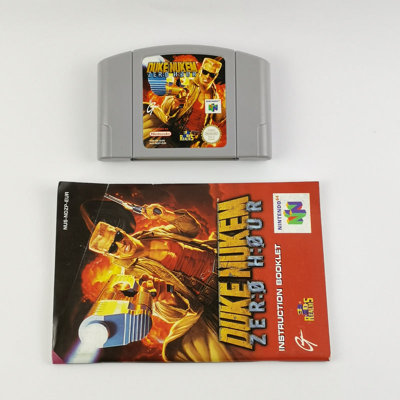 Nintendo 64 game: Duke Nukem Zero Hour - module cartridge + manual | N64 PAL