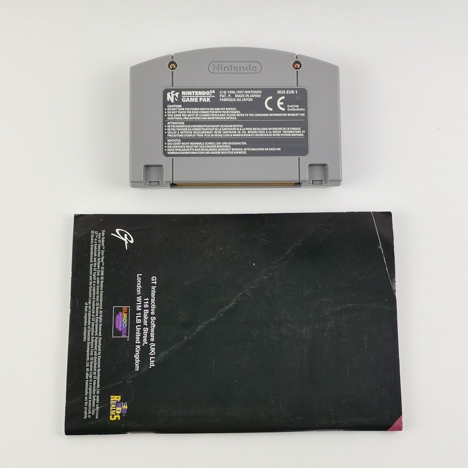 Nintendo 64 game: Duke Nukem Zero Hour - module cartridge + manual | N64 PAL