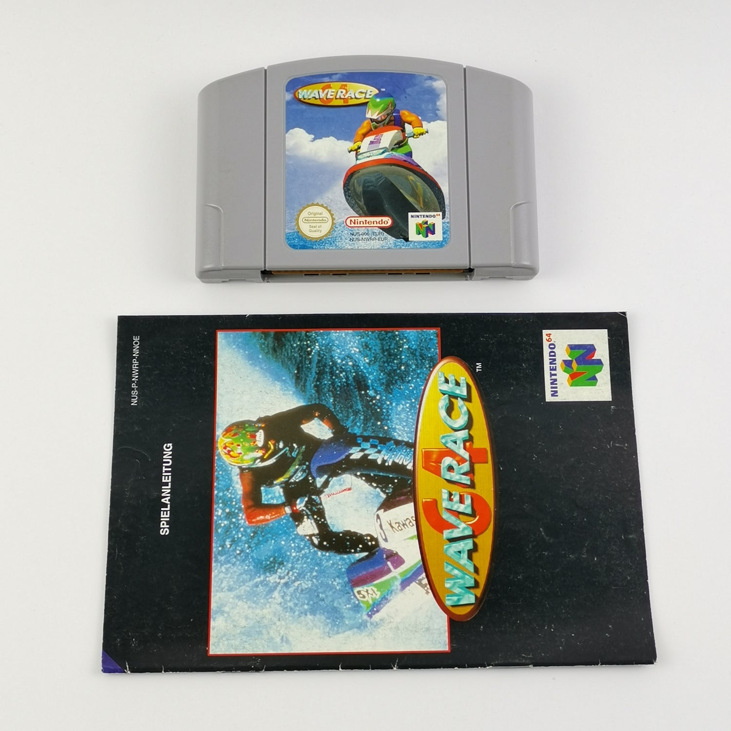 Nintendo 64 Spiel : Wave Race - Modul Cartridge + Anleitung | N64 PAL