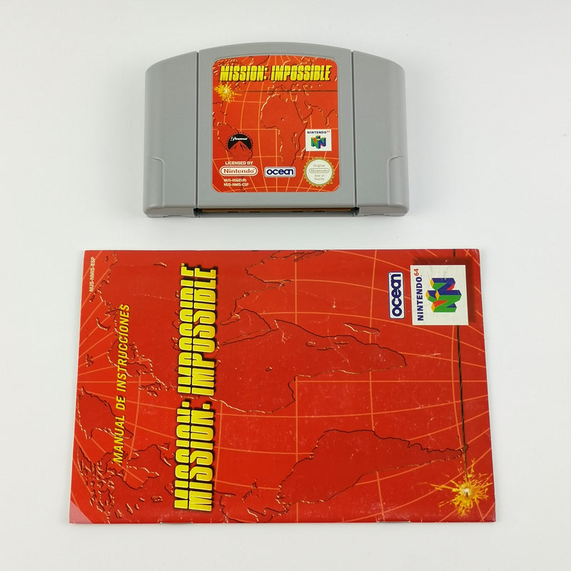 Nintendo 64 game: Mission Impossible - cartridge + manual | N64 PAL ESP