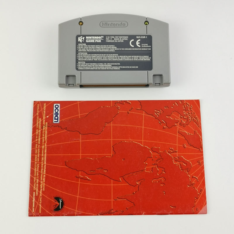 Nintendo 64 game: Mission Impossible - cartridge + manual | N64 PAL ESP