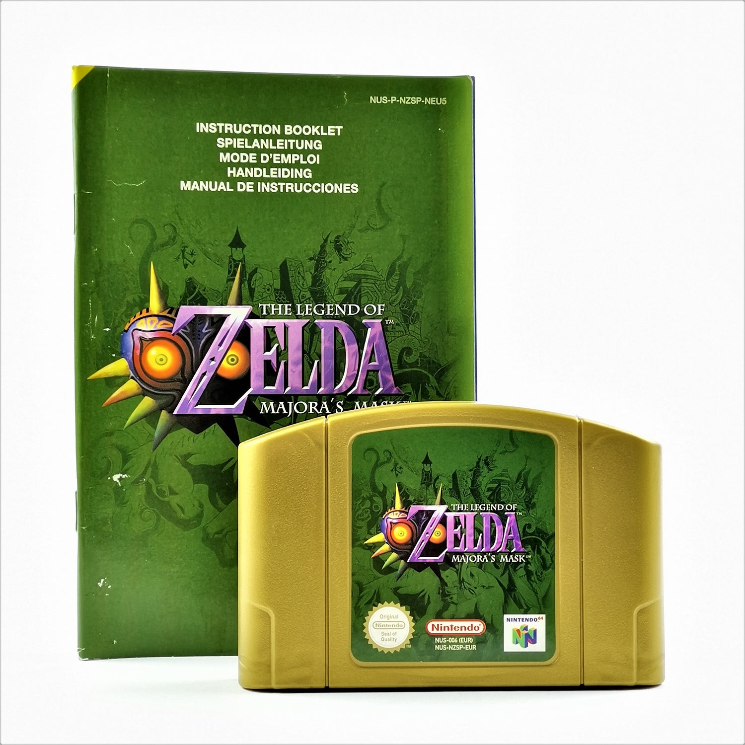 Nintendo 64 game: The Legend of Zelda Majoras Mask - cartridge + manual | N64