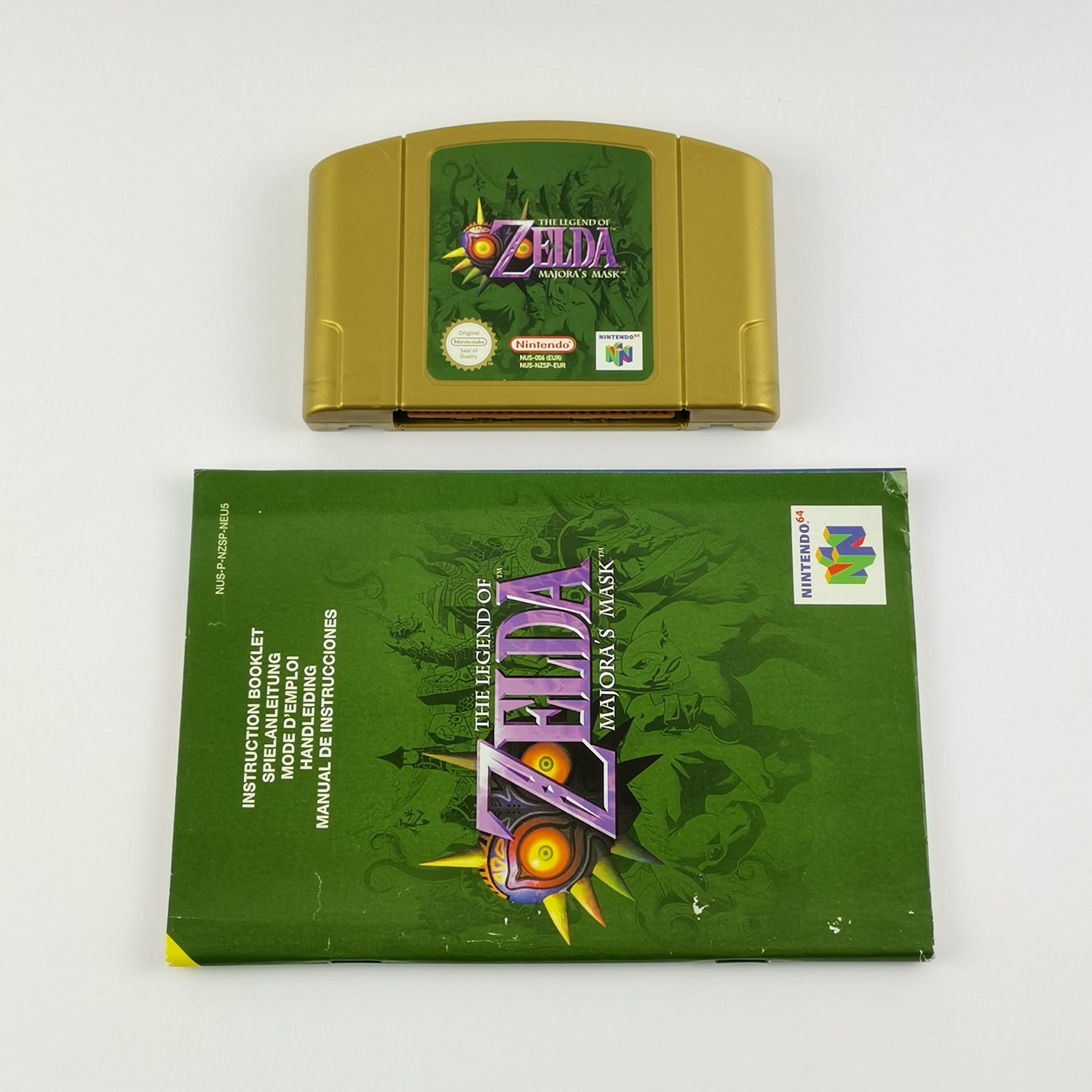 Nintendo 64 game: The Legend of Zelda Majoras Mask - cartridge + manual | N64