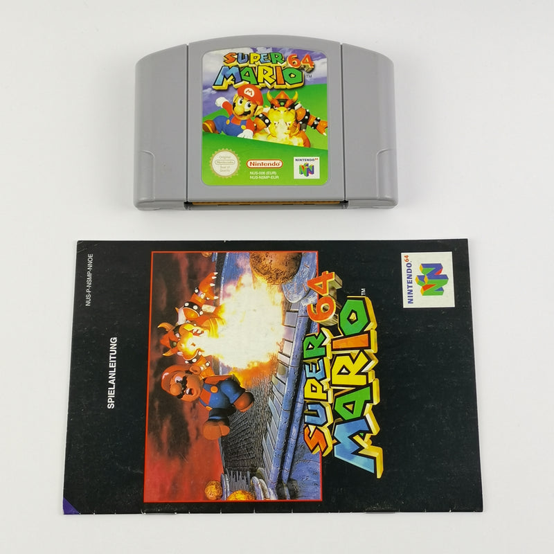 Nintendo 64 Spiel : Super Mario 64 - Modul / Cartridge + Anleitung | N64 PAL