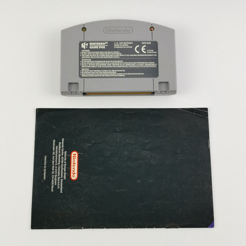 Nintendo 64 Spiel : Super Mario 64 - Modul / Cartridge + Anleitung | N64 PAL