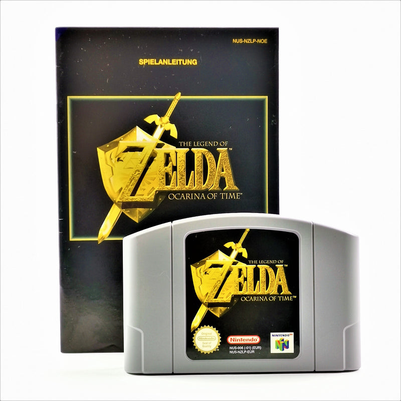 Nintendo 64 game: The Legend of Zelda Ocarina of Time + manual | N64 PAL