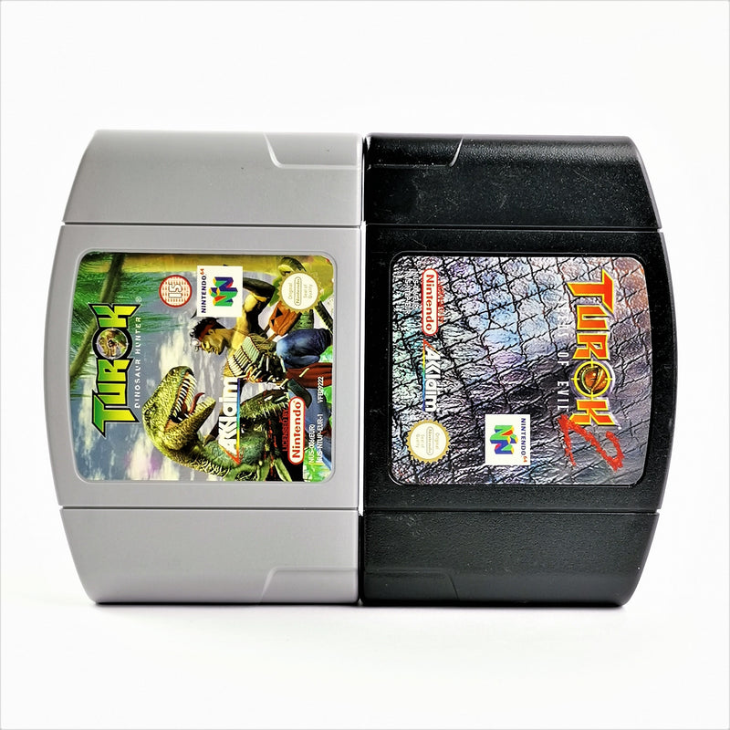 Nintendo 64 Spiele : Turok Dinosaur Hunter & Seeds of Evil - Modul | N64 PAL