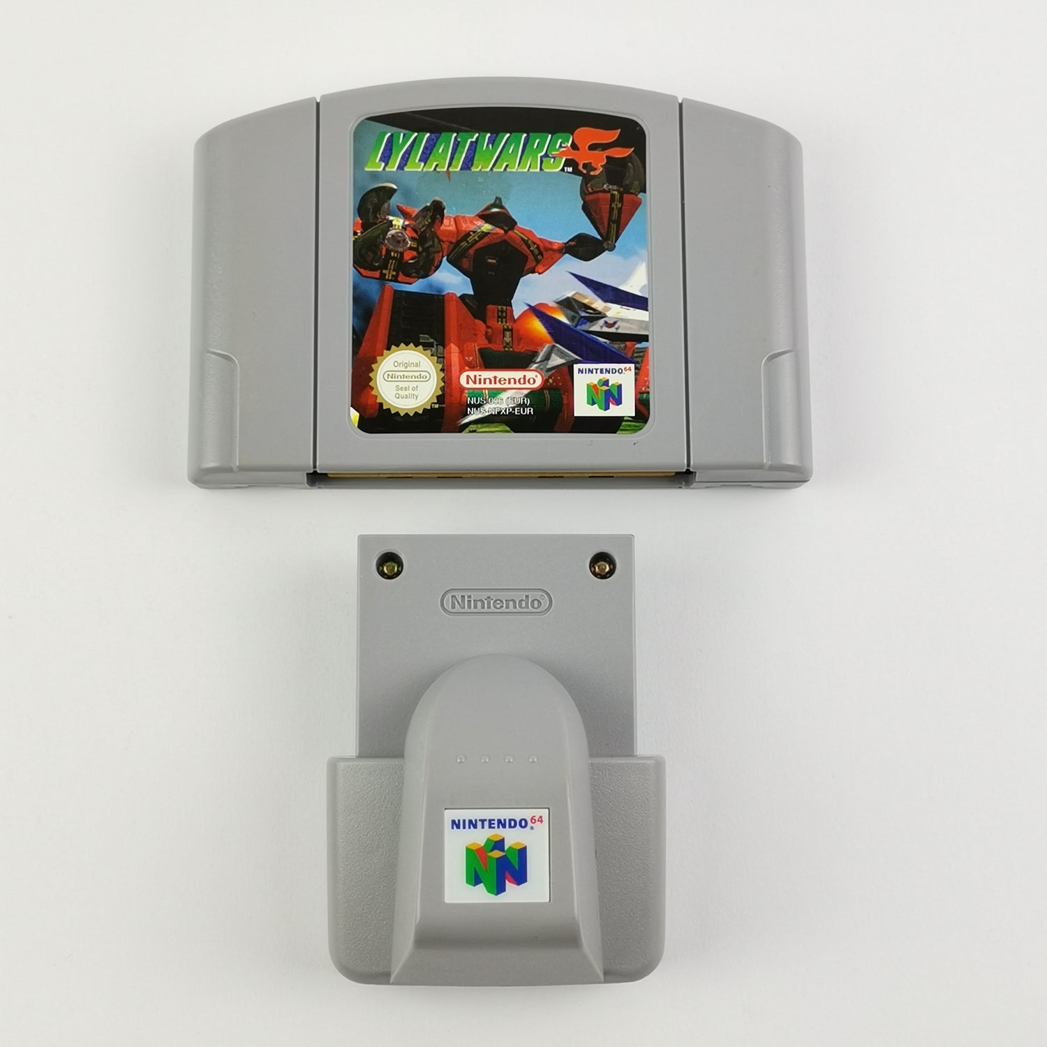 Nintendo 64 Spiel : Lylat Wars + Rumble Pak - Modul / Cartridge | N64 PAL