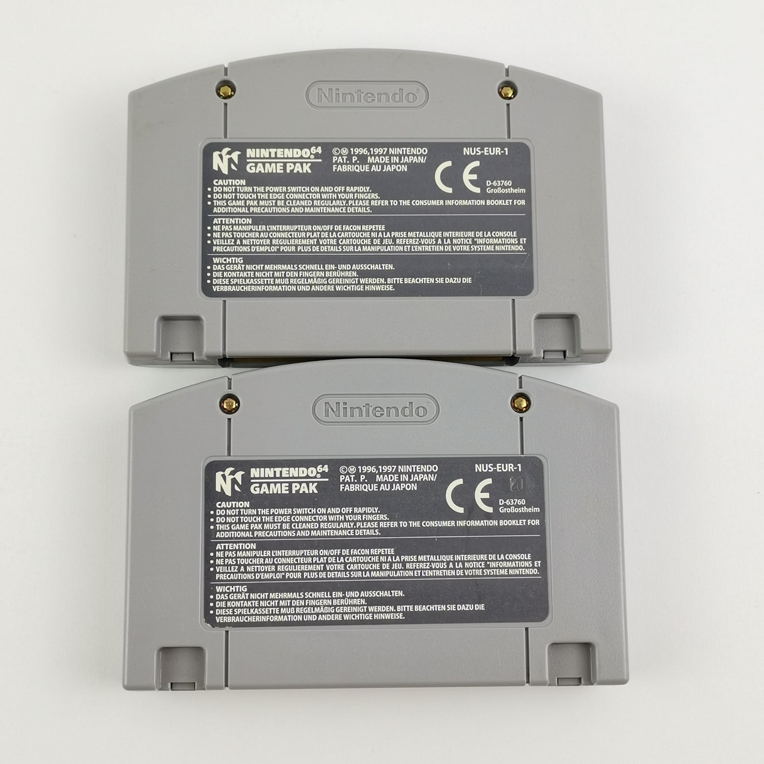 Nintendo 64 Spiele : Extreme-G + Aero Gauge - Modul / Cartridge | N64 PAL
