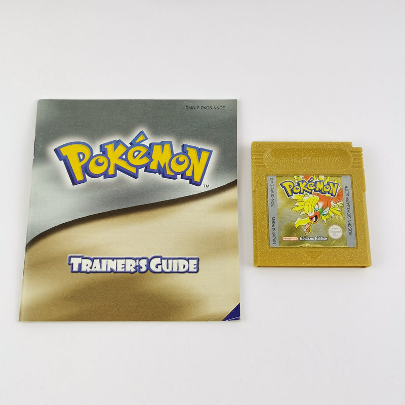 Nintendo Game Boy Color Spiel : Pokemon Goldene Edition + Anleitung - GBC Modul