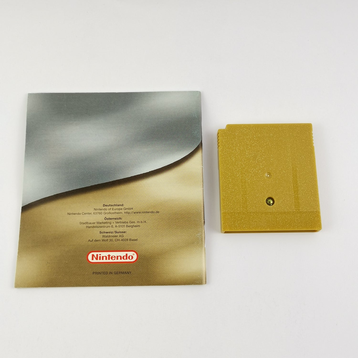 Nintendo Game Boy Color Spiel : Pokemon Goldene Edition + Anleitung - GBC Modul