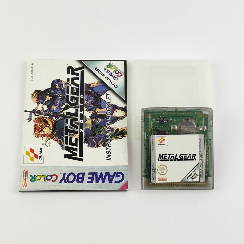 Nintendo Game Boy Color Spiel : Metal Gear Solid + Anleitung - GBC Modul