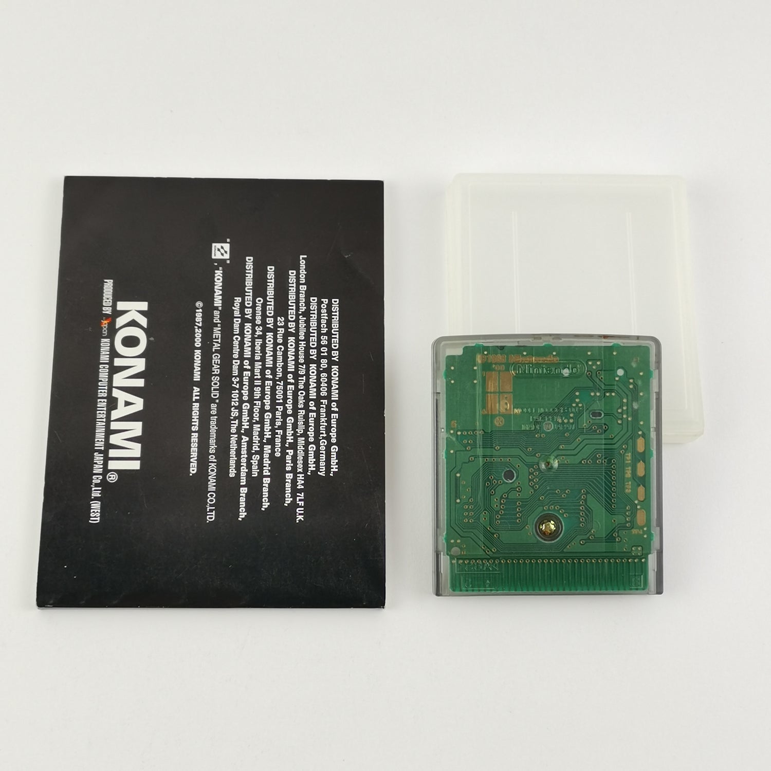 Nintendo Game Boy Color Spiel : Metal Gear Solid + Anleitung - GBC Modul