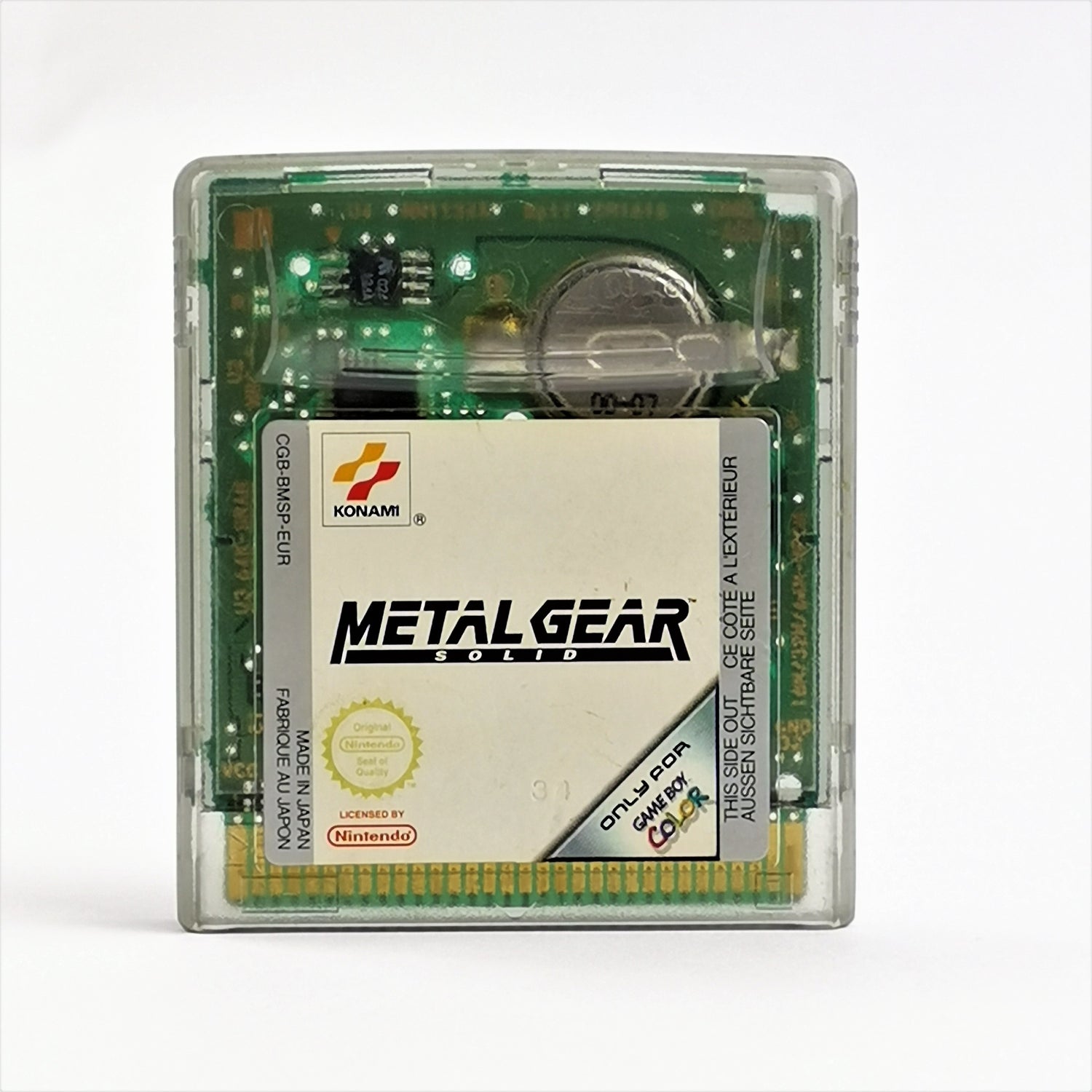 Nintendo Game Boy Color Spiel : Metal Gear Solid - Modul / Cartridge | GBC PAL