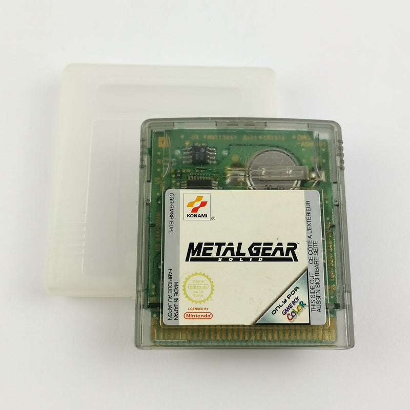 Nintendo Game Boy Color Spiel : Metal Gear Solid - Modul / Cartridge | GBC PAL