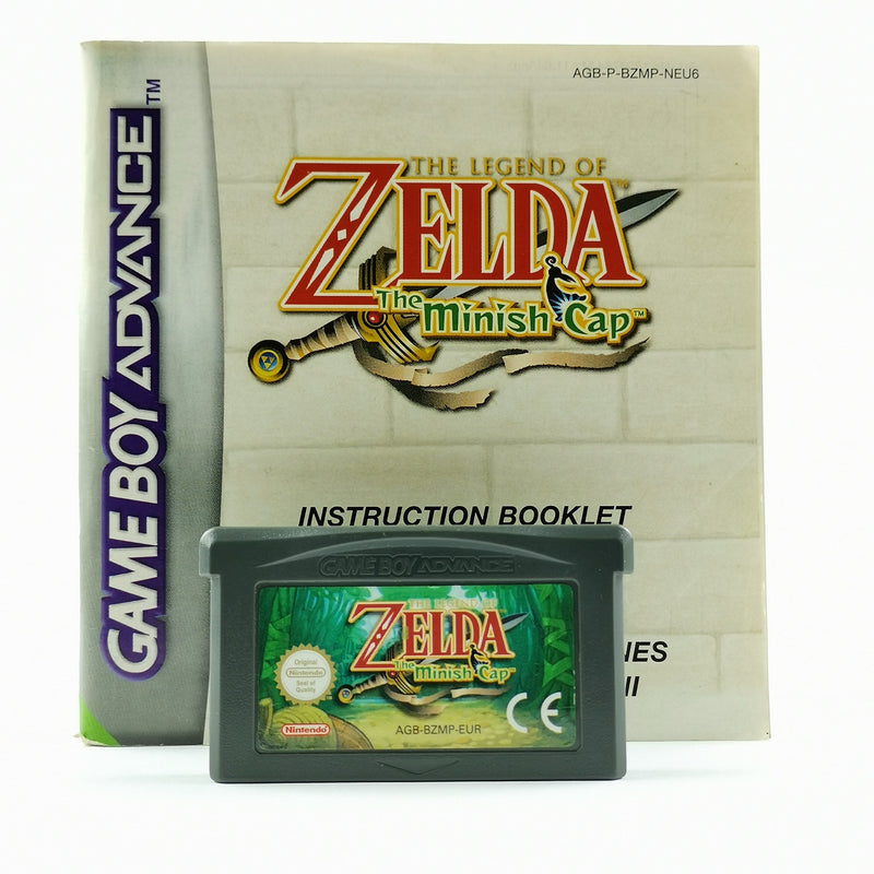 Nintendo Game Boy Advance Game : The Legend of Zelda The Minish Cap + Instructions