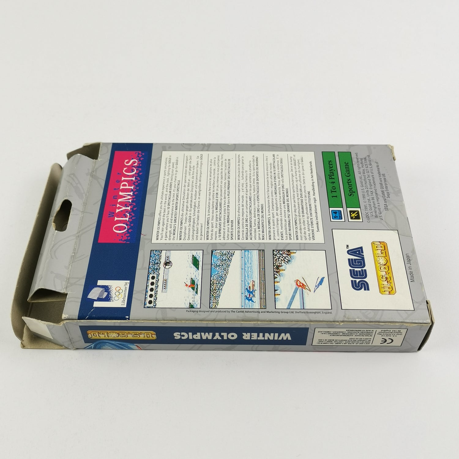 Sega Game Gear Spiel : Winter Olympics - OVP u. Anleitung PAL | GameGear System