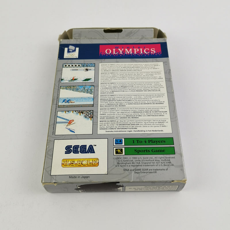 Sega Game Gear Spiel : Winter Olympics - OVP u. Anleitung PAL | GameGear System