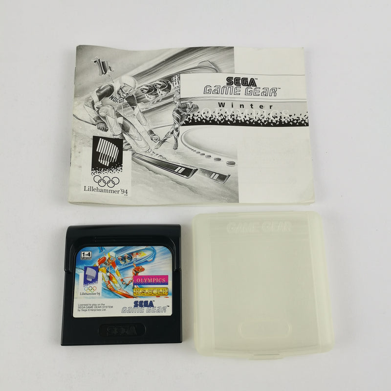 Sega Game Gear Spiel : Winter Olympics - OVP u. Anleitung PAL | GameGear System