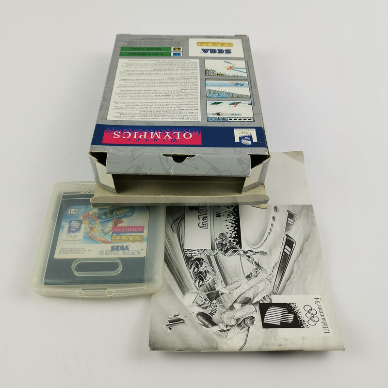 Sega Game Gear Spiel : Winter Olympics - OVP u. Anleitung PAL | GameGear System