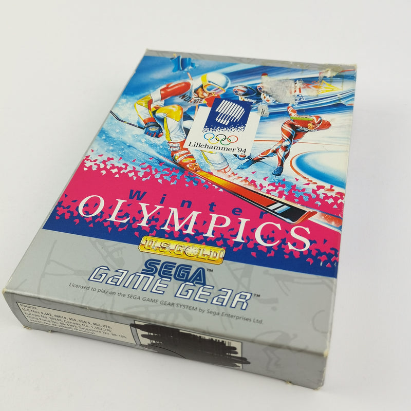 Sega Game Gear Spiel : Winter Olympics - OVP u. Anleitung PAL | GameGear System