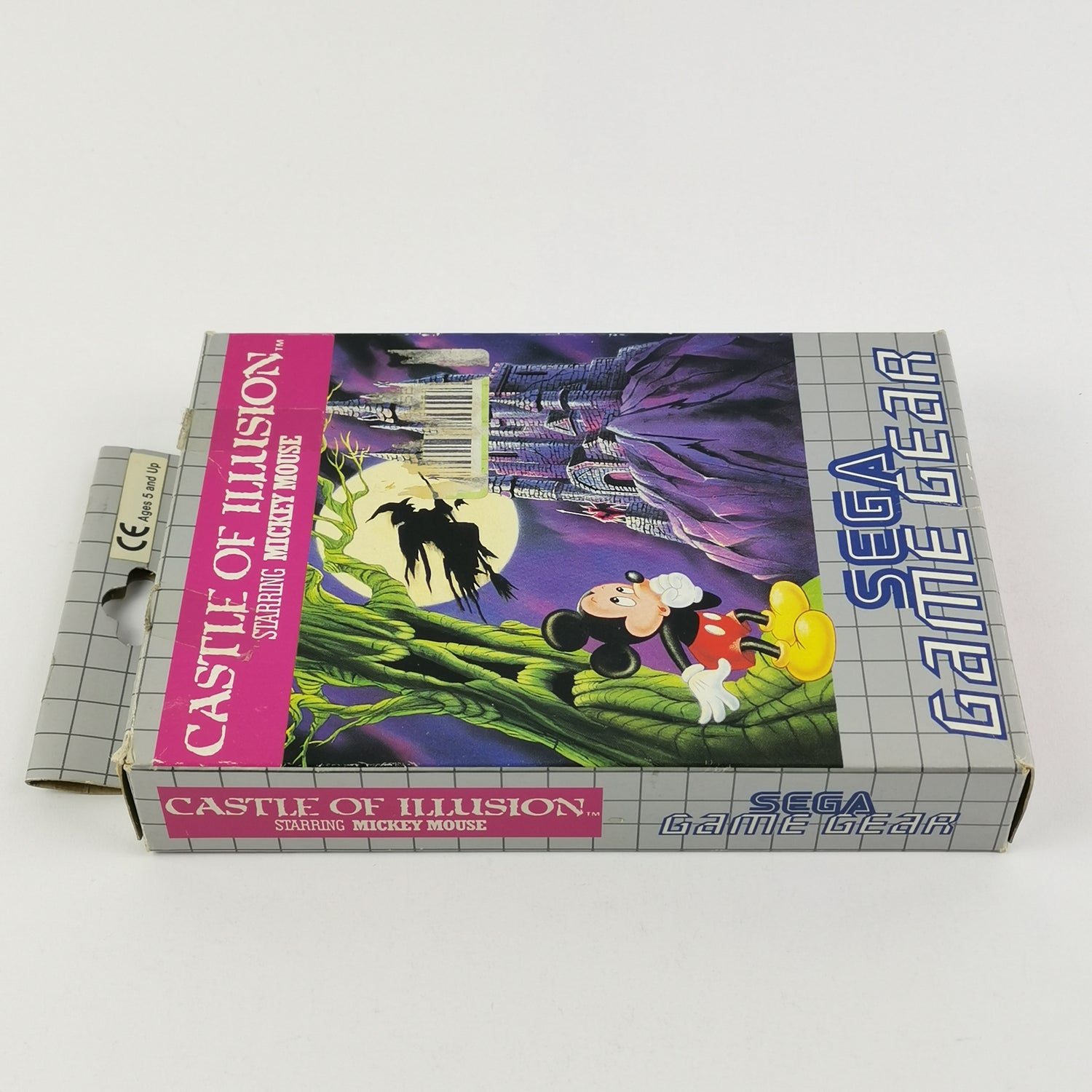 Sega Game Gear game: Castle of illusion - Mickey Mouse - original packaging and instructions PAL