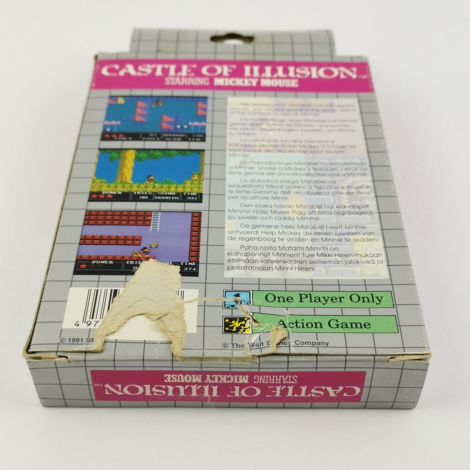 Sega Game Gear Spiel : Castle of illusion - Mickey Mouse - OVP u. Anleitung PAL