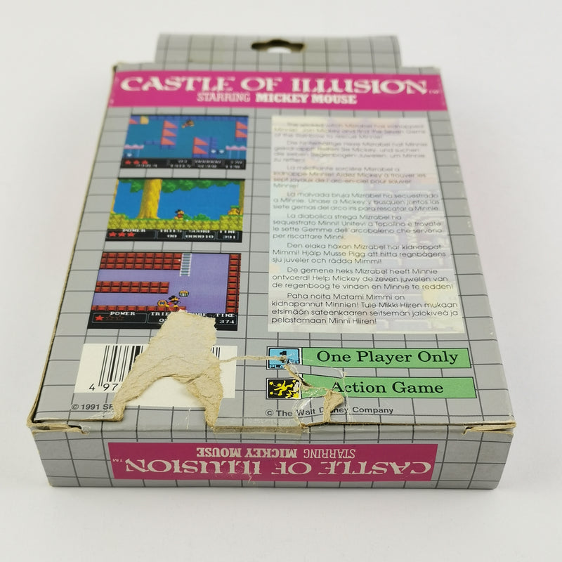 Sega Game Gear Spiel : Castle of illusion - Mickey Mouse - OVP u. Anleitung PAL