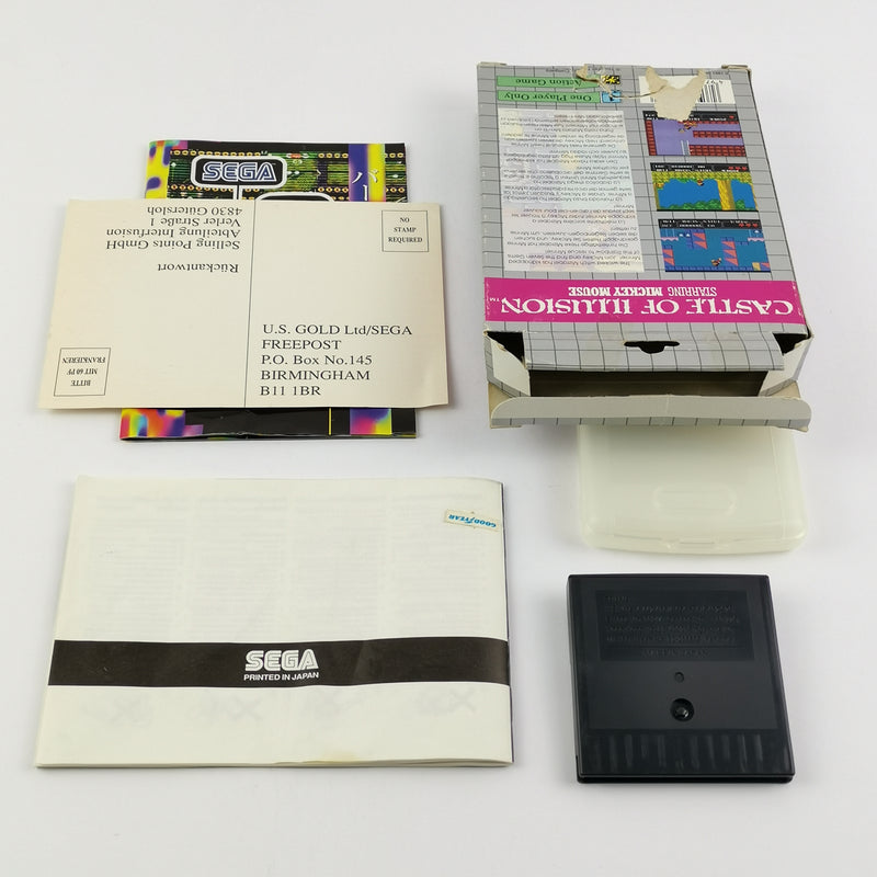 Sega Game Gear Spiel : Castle of illusion - Mickey Mouse - OVP u. Anleitung PAL