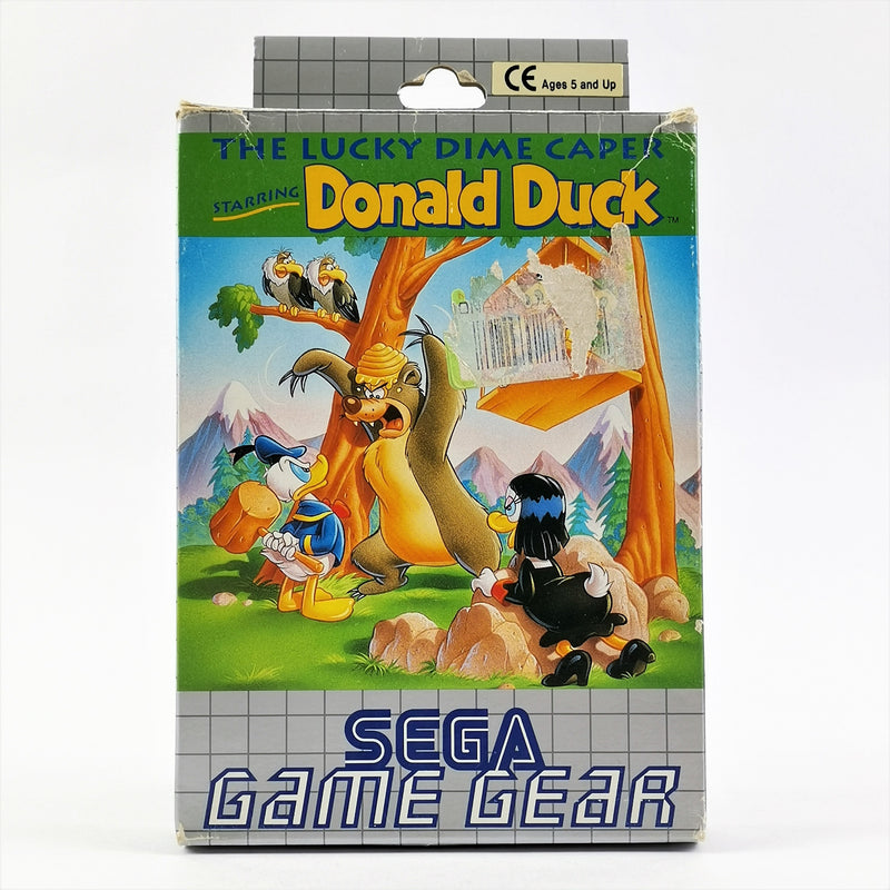 Sega Game Gear game: The Lucky Dime Caper Donald Duck - original packaging and instructions PAL