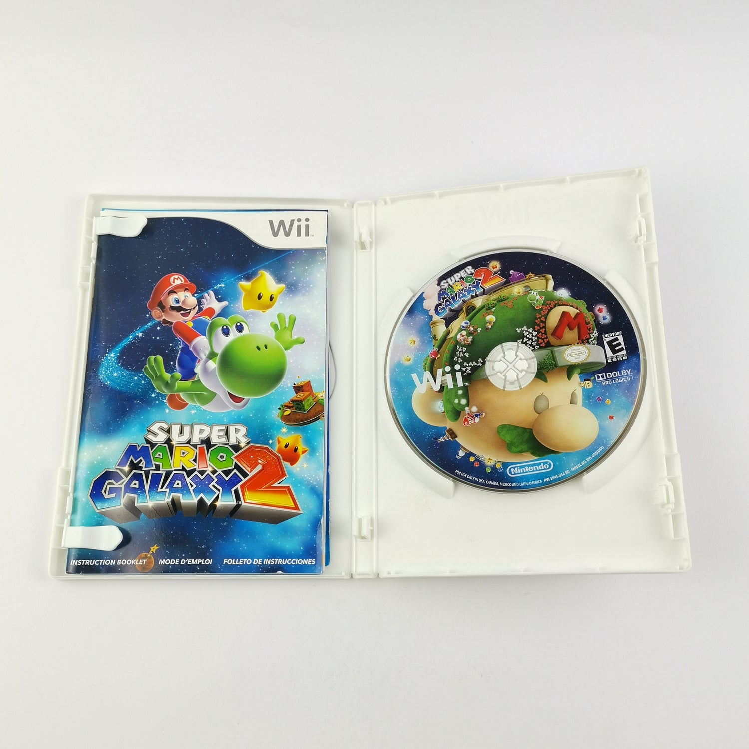 Nintendo Wii Spiel : Super Mario Galaxy 2 - OVP Anleitung | NTSC-U/C USA