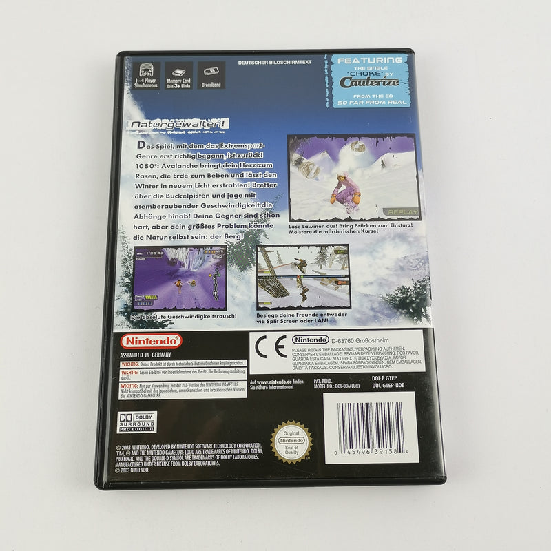 Nintendo Gamecube Spiel : 1080° Avalanche Snowboarding - OVP Anleitung PAL GC