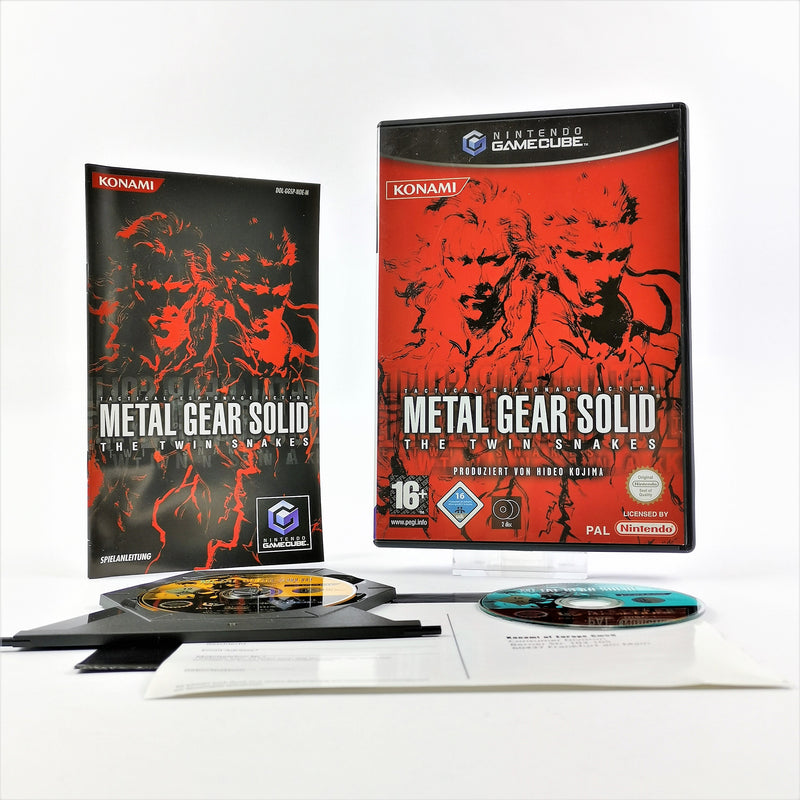 Nintendo Gamecube Spiel : Metal Gear Solid The Twin Snakes - OVP Anleitung PAL