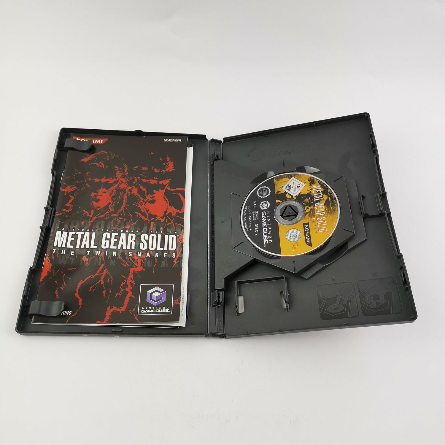 Nintendo Gamecube Game: Metal Gear Solid The Twin Snakes - OVP Instructions PAL